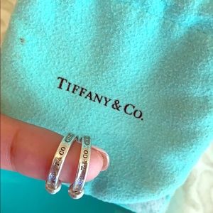 Authentic Tiffany small hoops
